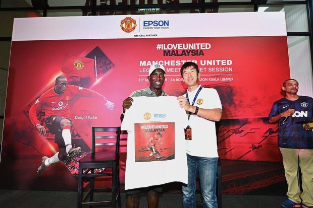 Epson Malaysia hosts Trinidadian football legend