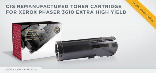 CIG release extra high yield remanufactured toner cartridges