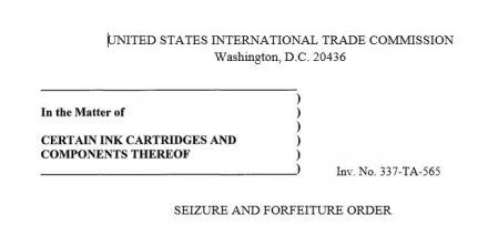 USITC issues new seizure and forfeiture orders