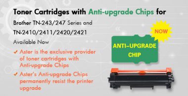 Aster Graphics’ new toner cartridges with anti-upgrade chips