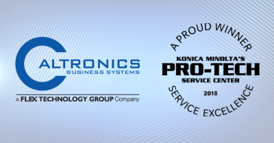 Konica Minolta awards Caltronics