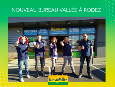 New Bureau Vallée store in Rodez