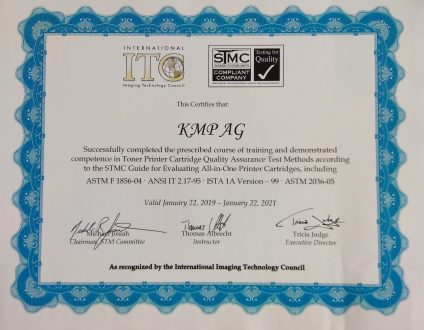 KMP has received STMC certification