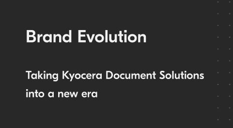 Kyocera unveils brand evolution