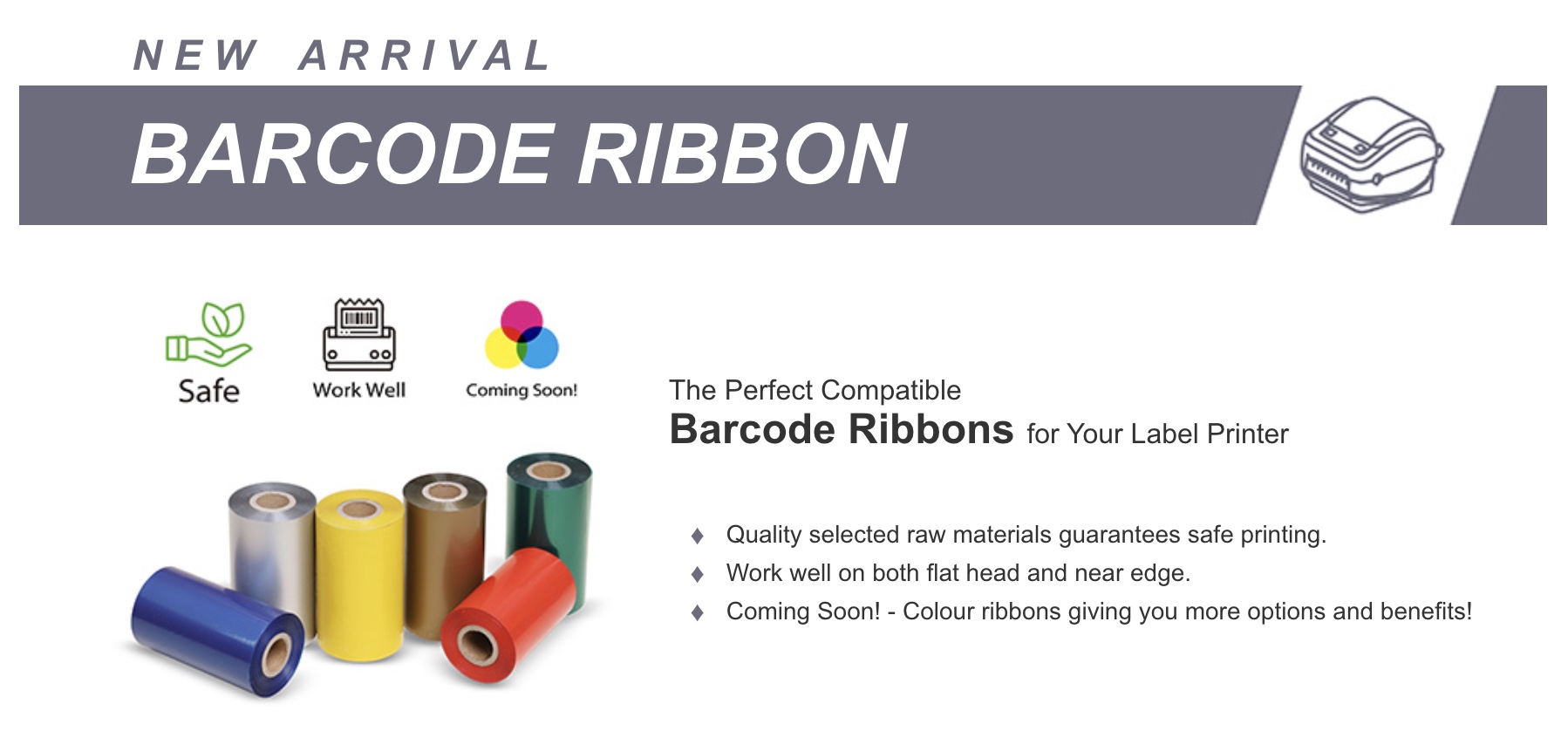 Utec launches barcode ribbons