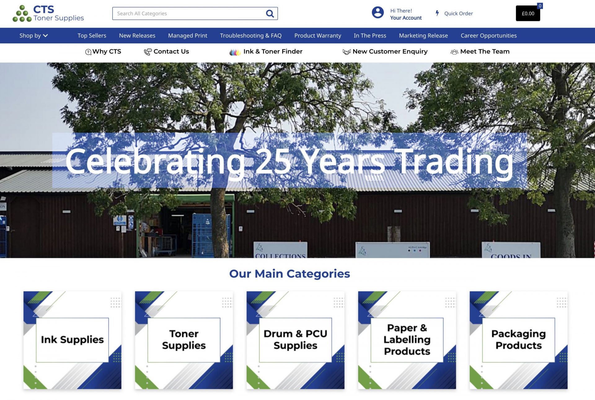 CTS is 25 and celebrates with a new look website