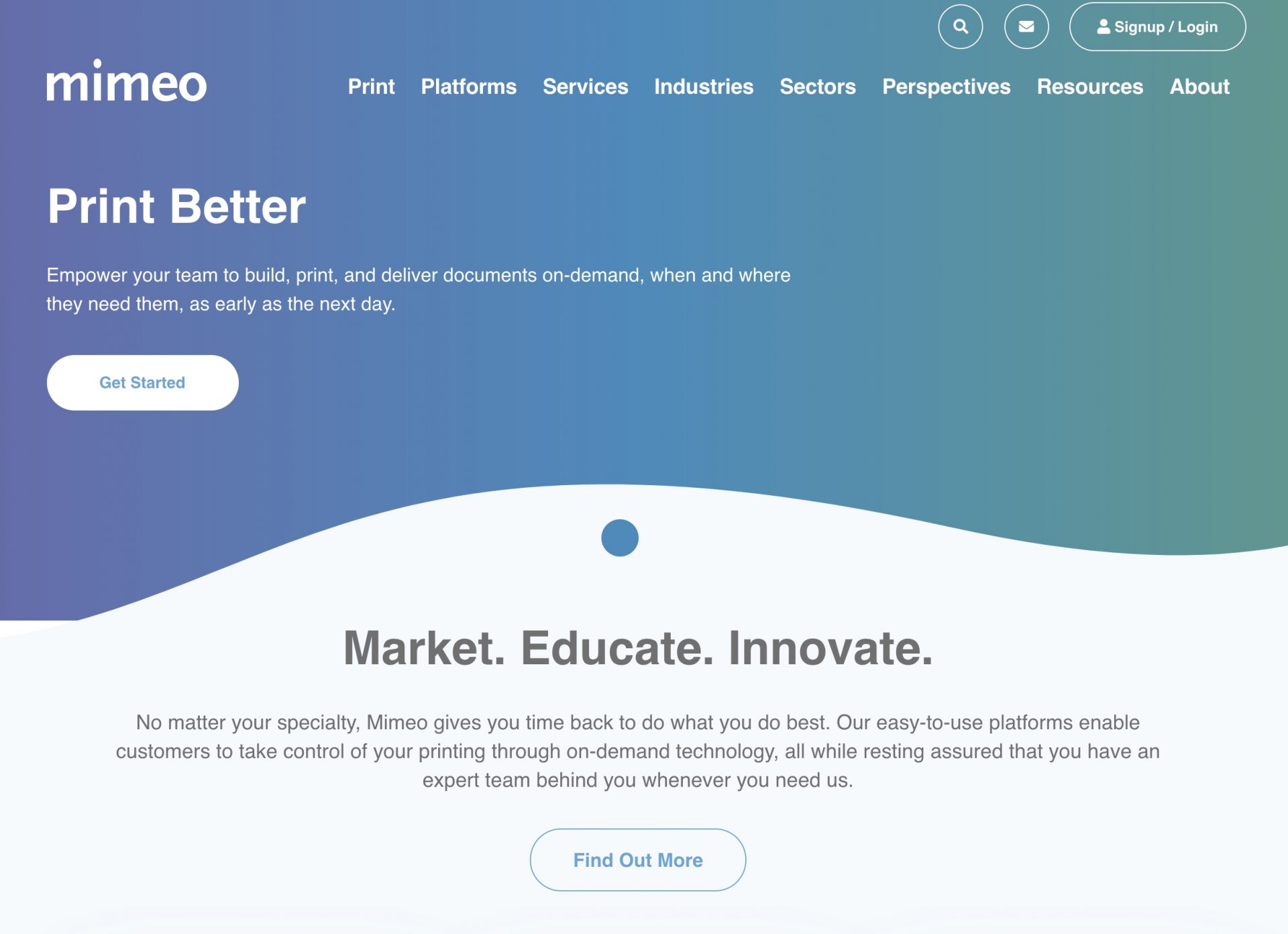 Mimeo rebrands and launches new website