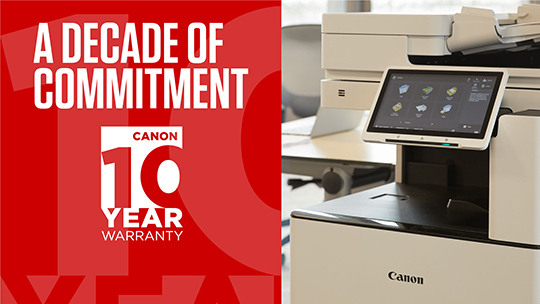 Canon Middle East offers 10-year warranty