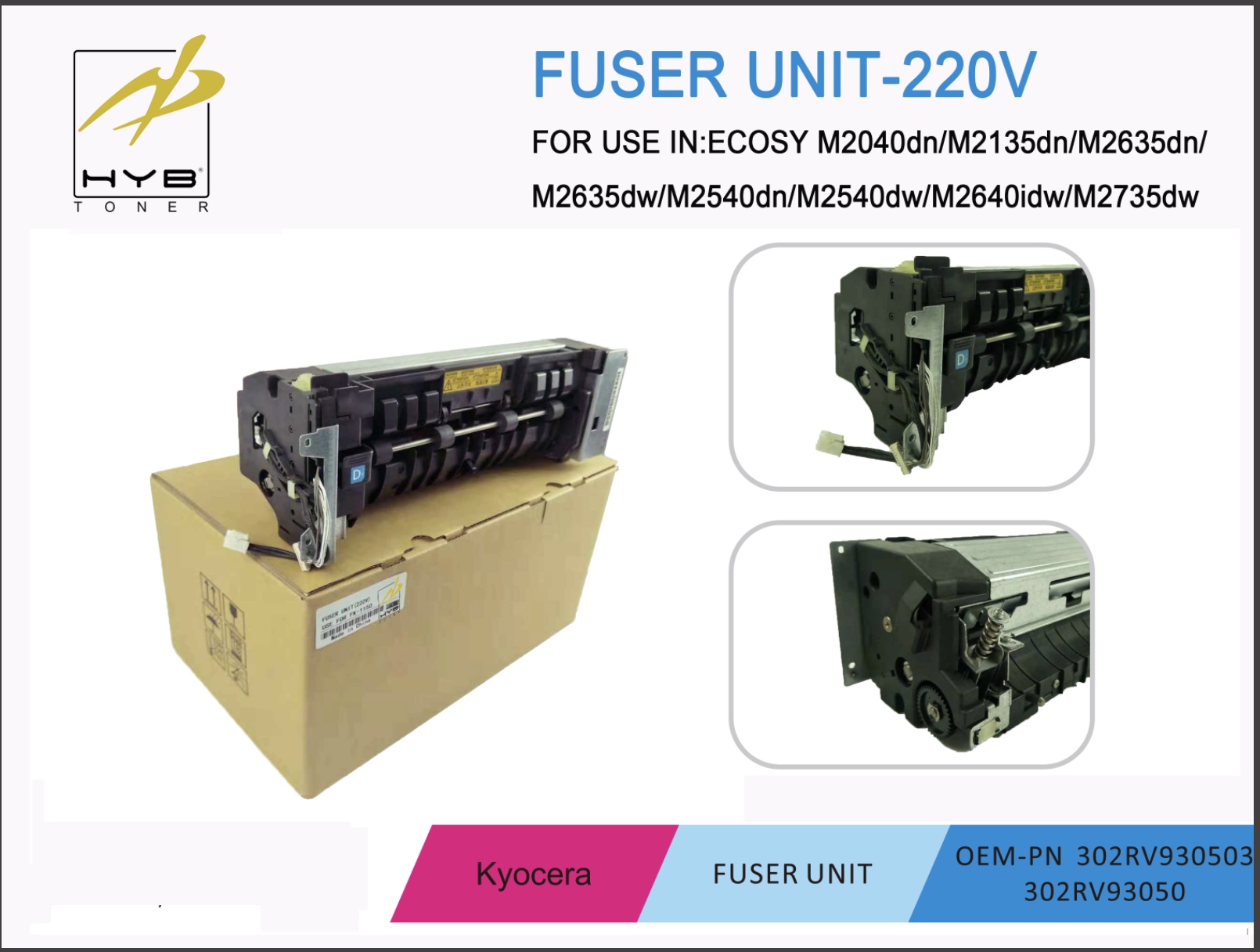 HYB launches two new fuser units