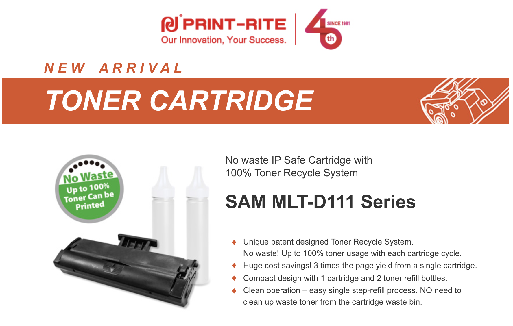 Utec introduces “no waste IP safe” cartridge