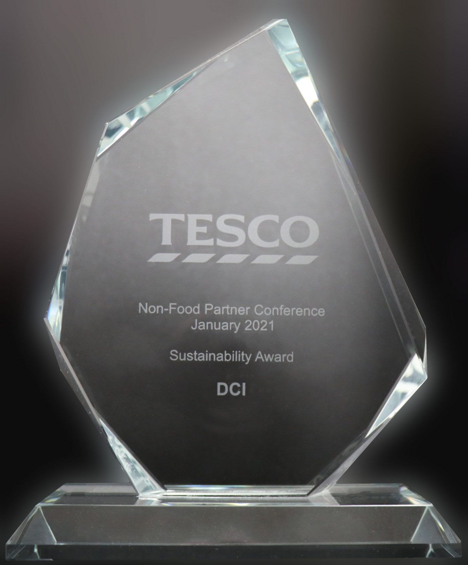 DCI wins Tesco Non-Food Sustainability Award