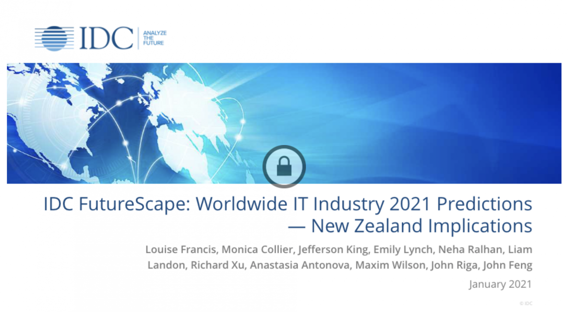 IDC releases top 10 IT industry trends for NZ