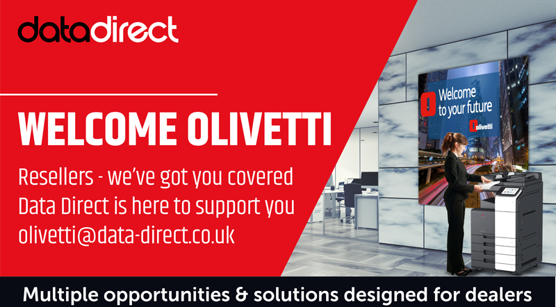 Data Direct to distribute Olivetti products