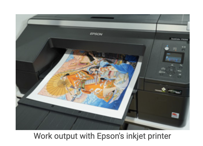 Epson selected as a partner for Shueisha Manga-Art Heritage