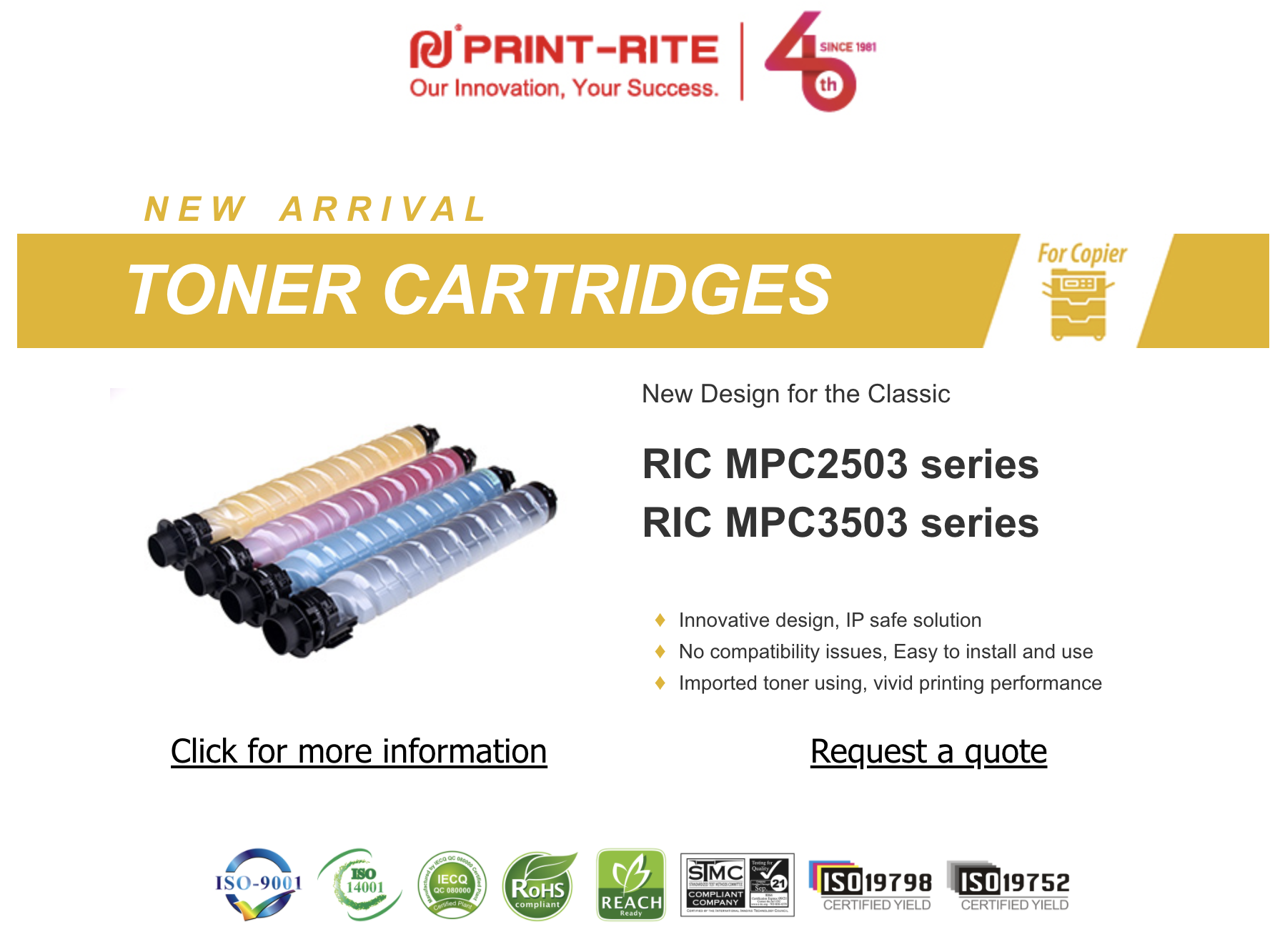 Utec announces updated designs for two cartridge series