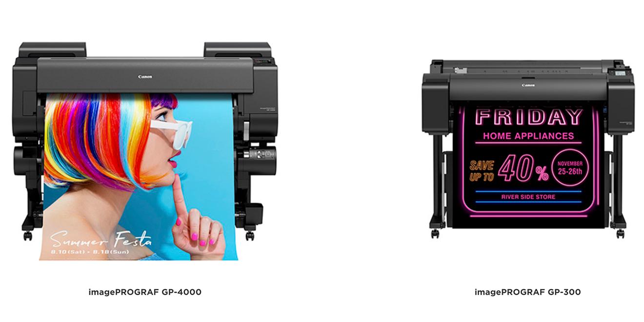 Canon launches large-format printer with aqueous pigment fluorescent ink