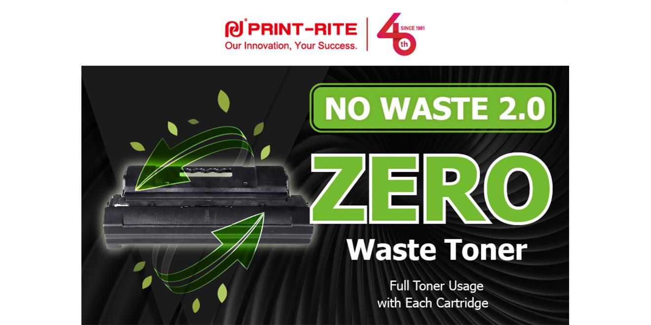 Print-Rite promotes no waste 2.0 cartridges