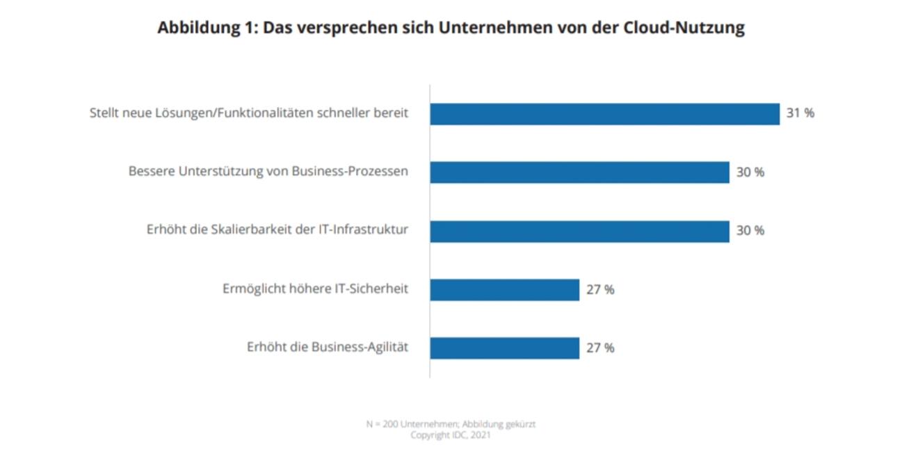 95% of German companies operate cloud computing strategically