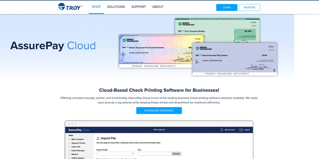 TROY Group releases cloud-based cheque printing software