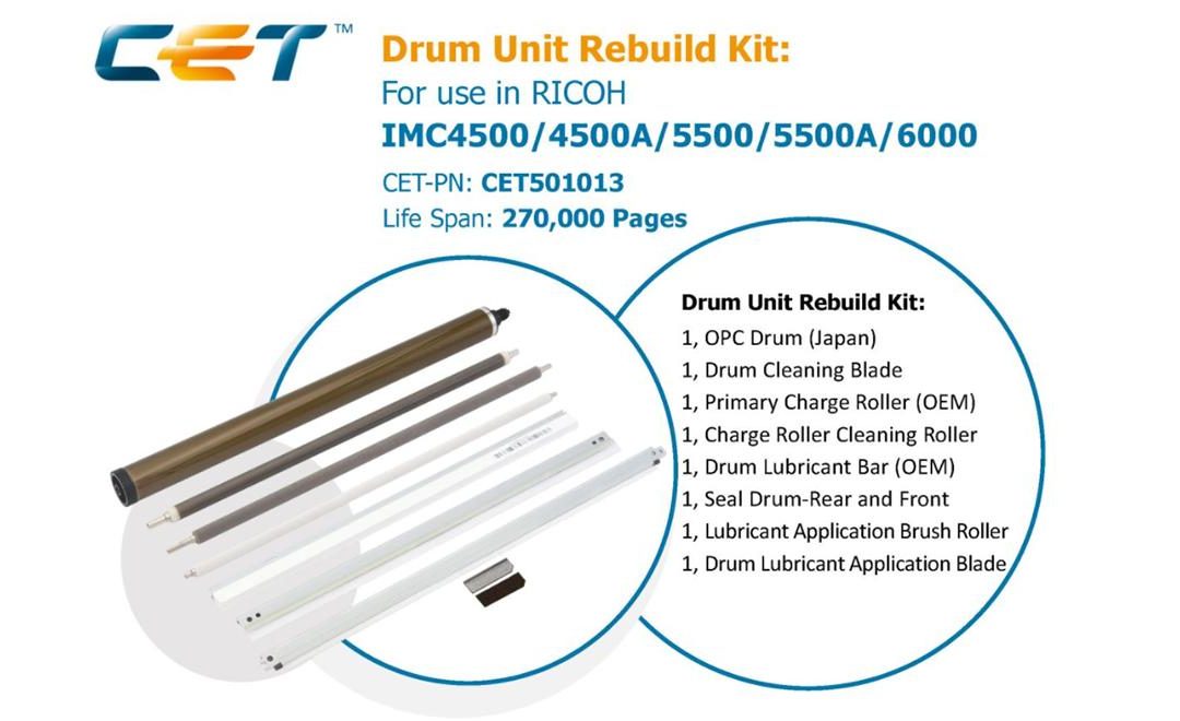 CET launches new drum rebuild kits