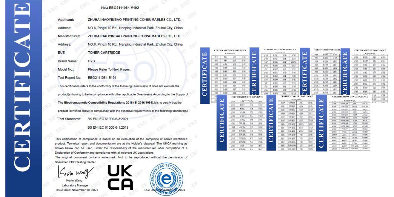 HYB products now carry UKCA mark