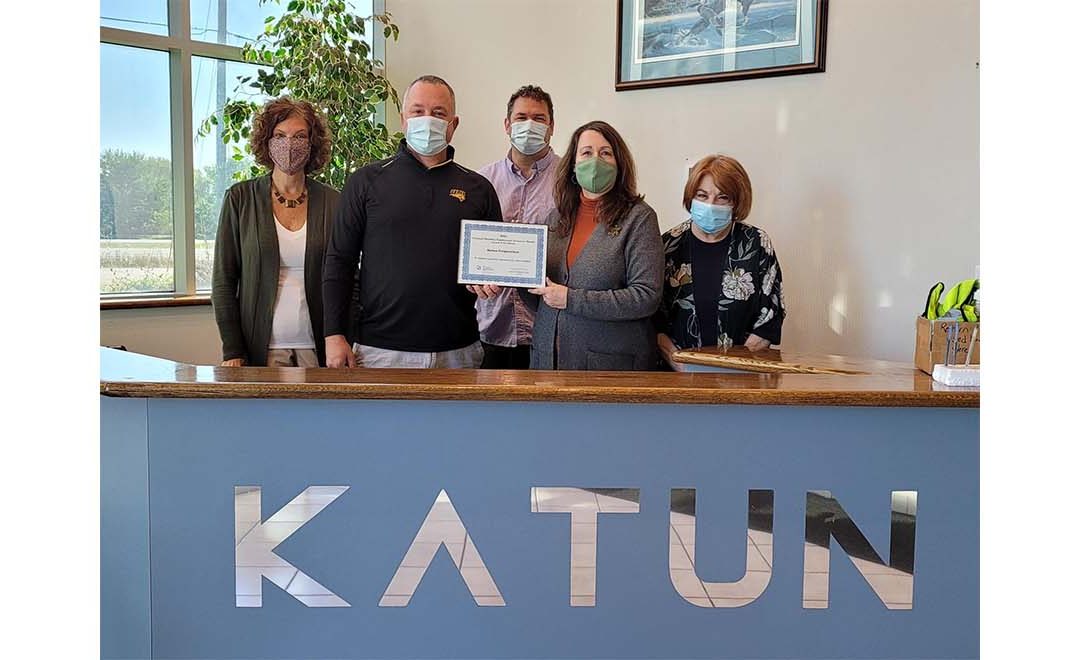 Katun’s NA distribution centre recognised by IowaWORKS