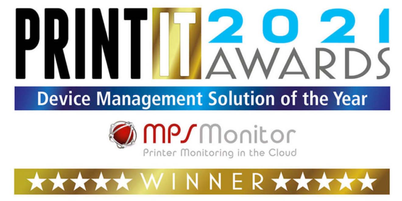 MPS Monitor wins at Print IT Awards