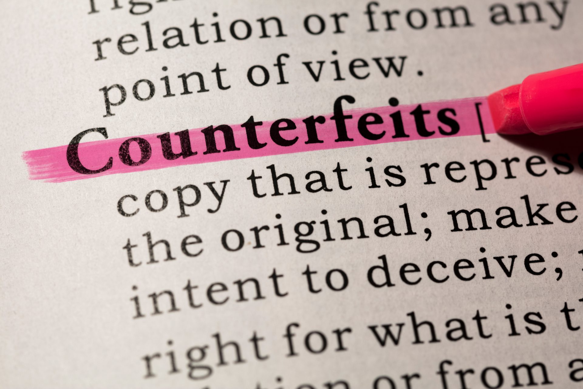 Counterfeiting: Bad actors move online