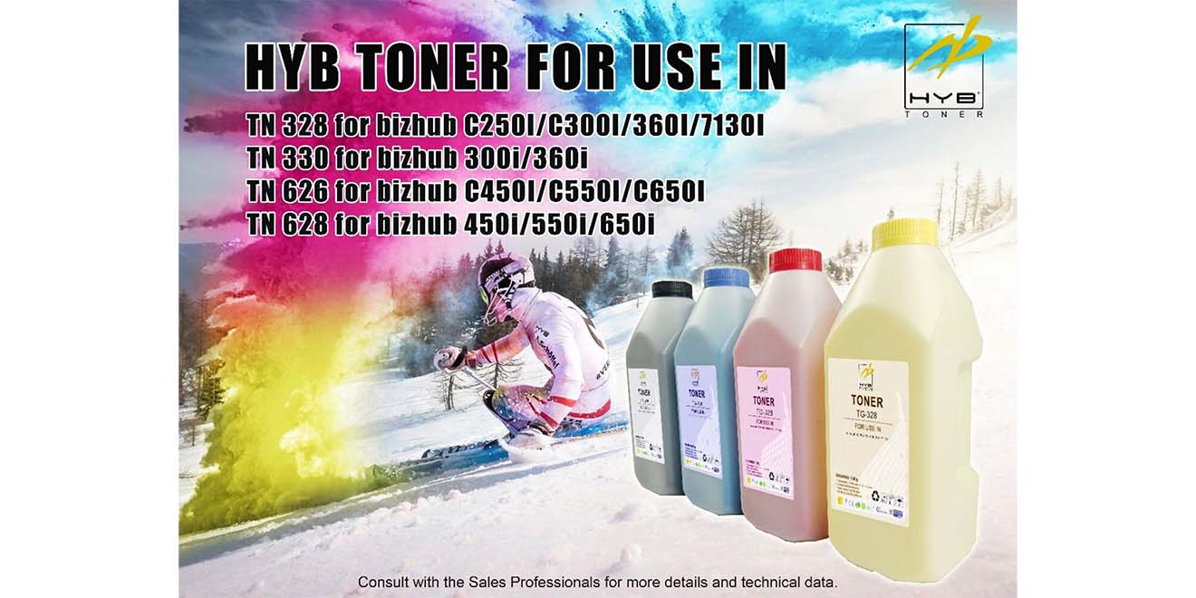 HYB announces new toner formulation for various bizhub devices