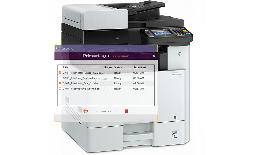 PrinterLogic now works with Kyocera MFPs