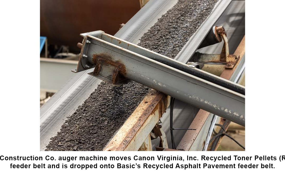 Canon starts project using waste toner for asphalt