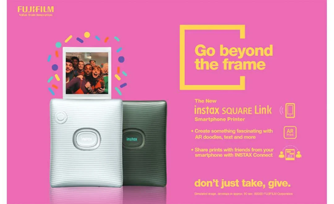 Fujifilm launches new smartphone printer “INSTAX SQUARE Link”