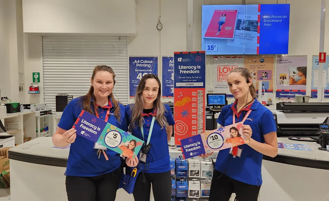 Officeworks raises AU$650,000 for ALNF