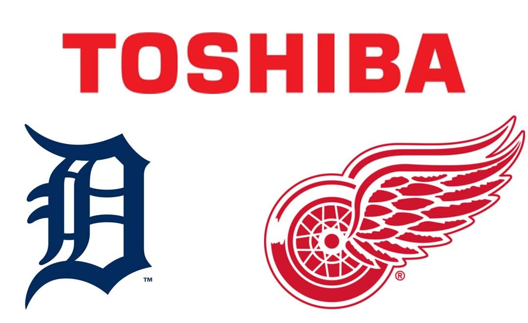 Detroit Tigers and Detroit Red Wings partner with Toshiba