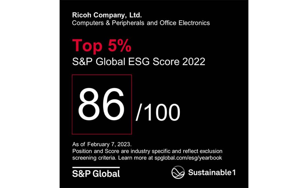 Ricoh selected by S&P Global