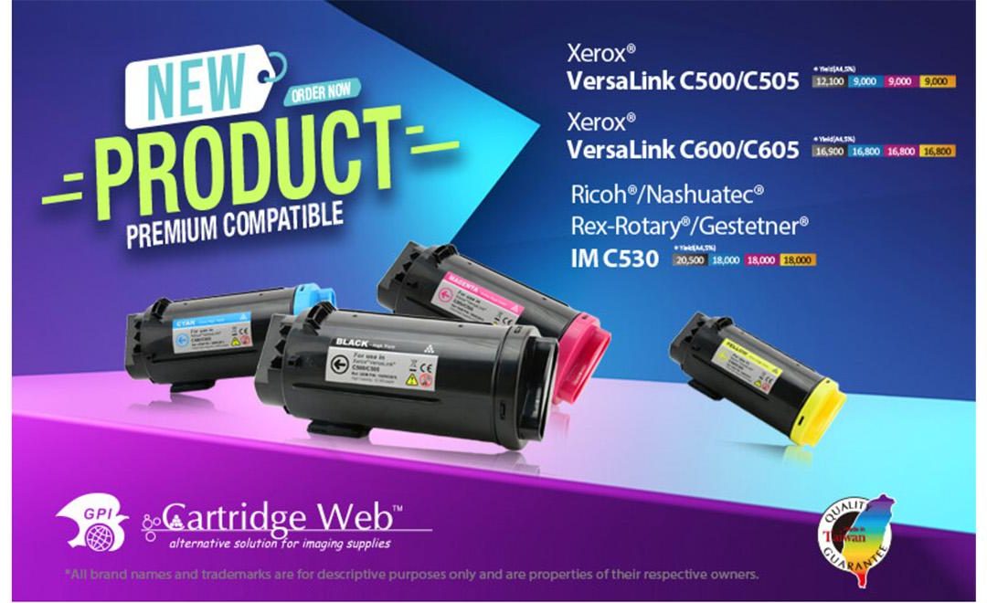 Cartridge Web announces latest new products