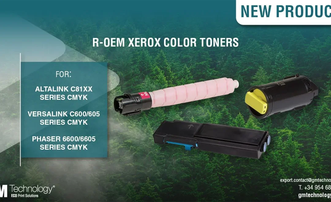 GM Technology launches 100% EU remanufactured R-OEM Xerox colour toners