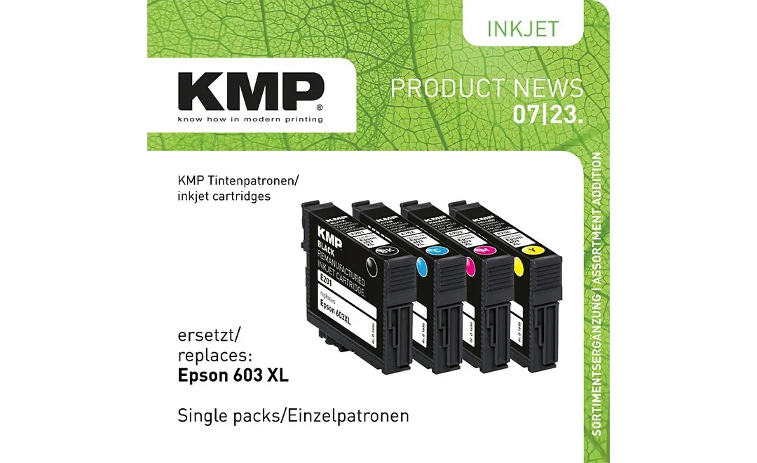 KMP AG launches new inkjet cartridges