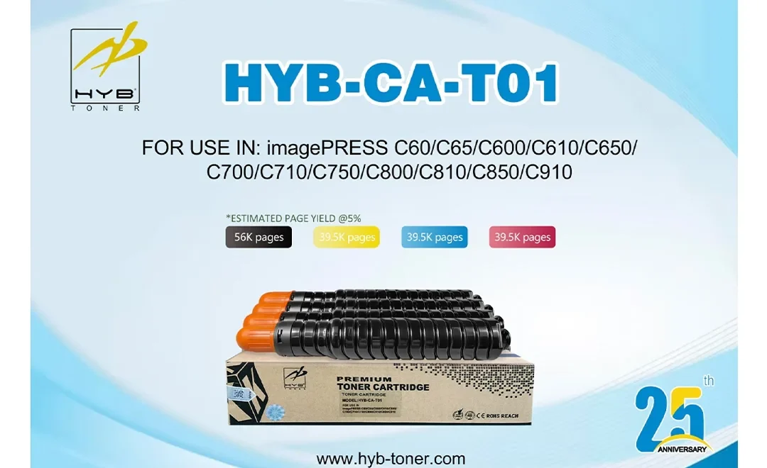 HYB Introduces new compatible toner cartridges