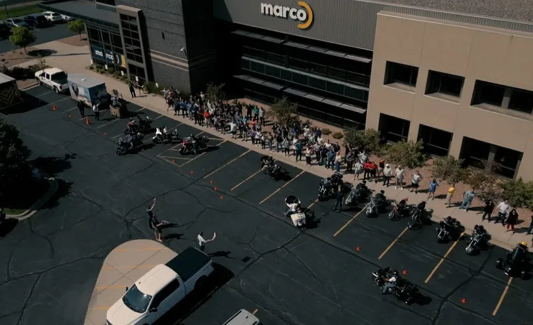 Marco hosts Patriot Pack Charity Riders