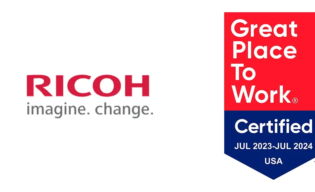 Ricoh USA recognised by Great Place To Work