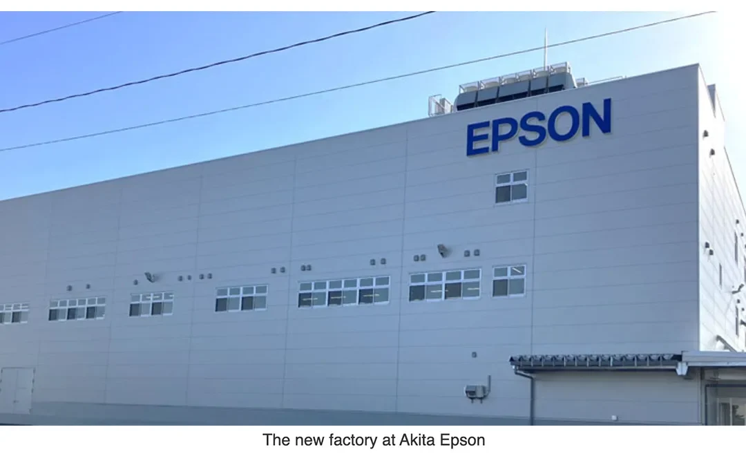 Epson completes construction of new factory