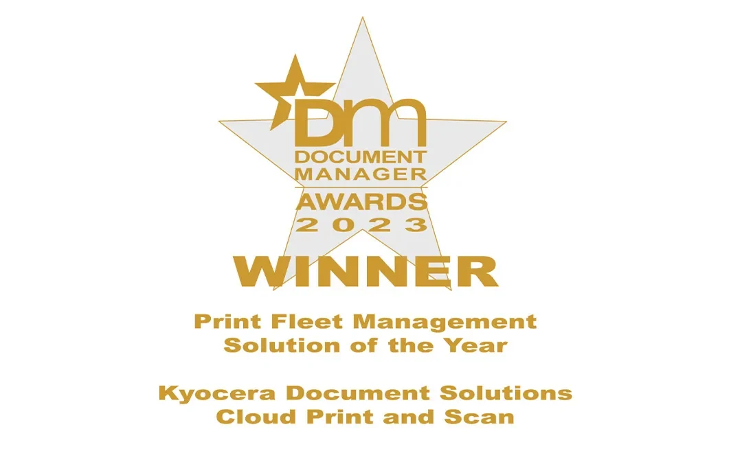 Kyocera wins award for its cloud application