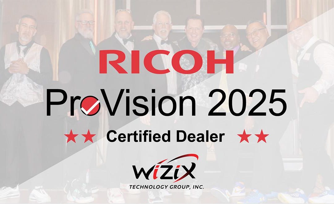 WiZiX recognised as a Ricoh ProVision Dealer for 2025